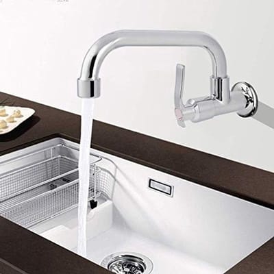 Dailygoody - Wandkraan - Keuken en Badkamer - 360° Draaibaar - Chroom