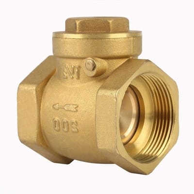 Non-return Check Valve DN32 voor het Voorkomen van Water Terugstroom - Messing, 232PSI, Vrouwelijke Draadverbinding, Duurzaam en Betrouwbaar