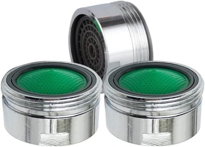 20mm Douche Flow Limiter - 3 Stuks Waterbesparende Tapfilter Vervangingsonderdelen met Koper voor Keuken en Badkamer