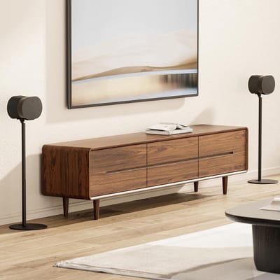 Quvo® Luidspreker Standaard - Standaard - Luidsprekerstandaard - Zwart - 25cm x 25cm x 72cm