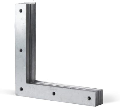 Verzinkte Raamhoek voor Houtverbindingen 200x200x30 mm - Set van 10