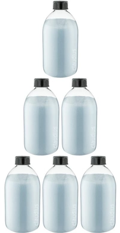 Scrubzout Opium - 650 gram - Fles met zwarte dop - set van 6 stuks - Hydraterende Lichaamsscrub