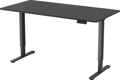 Vestland - Zit-sta Bureau Elektrisch In Hoogte Verstelbaar - Conform ARBO-norm - Geheugenfunctie - 160 x 80 CM - Dubbele Motor - Zwart