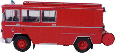 Model Vrachtwagen - Schaalmodel Brandweer - Hobby Verzamelen - Gedetailleerd Metaal - 1:43 Schaal - Rood