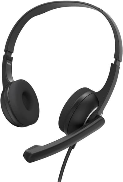 Zakelijke Headset met Microfoon voor PC en Laptop - Comfortabele On-Ear Headset met Verstelbare Hoofdband en 2m Kabel - Jack 3.5mm
