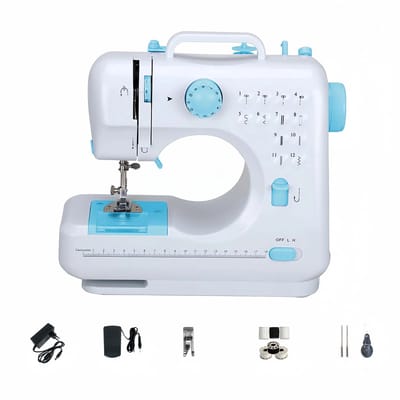 D&A Naaimachine - Naaimachines - Kleine naaimachine - Handnaaimachine - Elektrisch naaimachine - 12 verschillende steken - 220 V