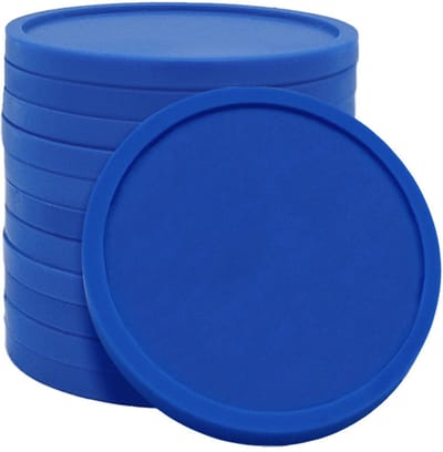 Blanco consumptiemunten / drankmunten Ø29mm - Donker blauw - 1.000 stuks