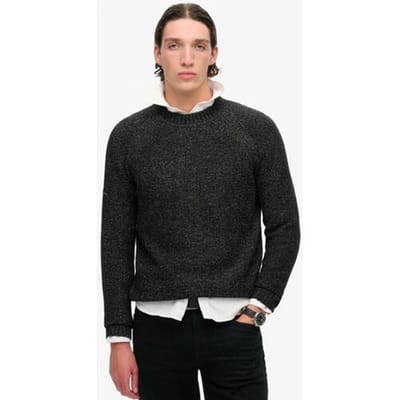 Superdry Grove Trui met Raglanmouwen Zwart Grootte: Xxl