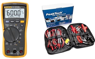 Digitale multimeter met toebehorenset - CAT III 600V nauwkeurig meten