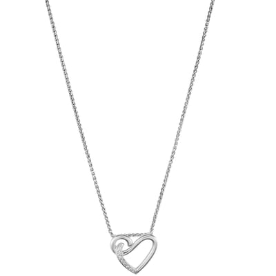 Orphelia 'Ida' Dames 925 Sterling Zilveren Ketting met Hangertje - Zilver ZH-7521