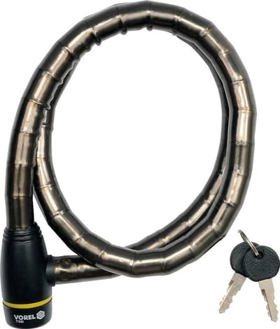 Vorel Linka 77850 - Fietsslot - Stalen Kabel - 18 mm - 100 cm