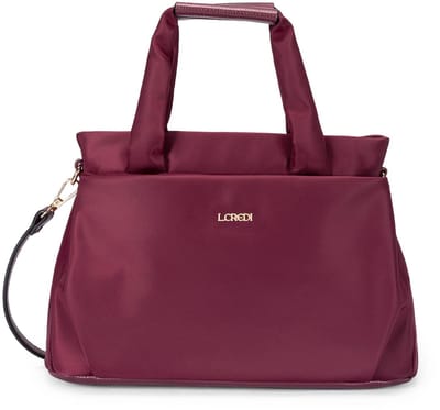 L.CREDI handtas schoudertas Savita Handbag Cherry Shade (rood)paars