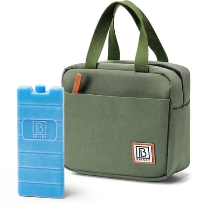 Brisby 4 Laags Geïsoleerde Koeltas - Lunchtas - Kolftas 4 liter - Groen