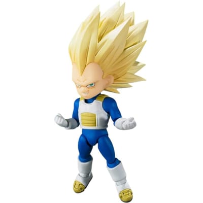 Dragon Ball S.H.Figuarts Action Figure Super Saiyan Level 3 Vegeta (mini) Daima 8 cm Action Figuur