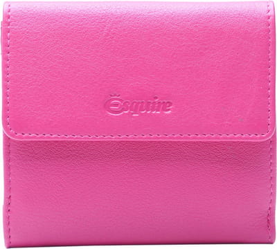 Esquire Leren Portemonnee Peru Lady Wallet Pink Paars