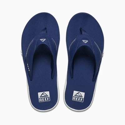 Reef Heren Slipper model Fanning Pregame - Blauw/Wit - Maat 43