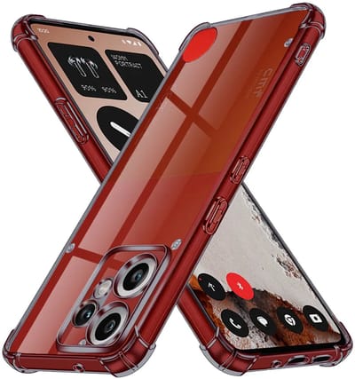 Hoesje geschikt voor Nothing CMF Phone 2 Pro - Techsuit Shockproof Silicone Back Cover - Zwart