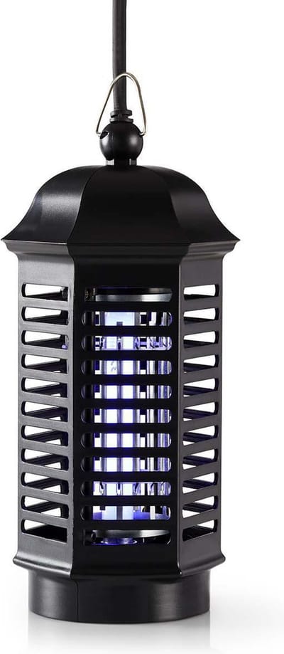 Nedis Insectenlamp – UV Muggenlamp – Tot 30 m² – Stil & Veilig – Zwart