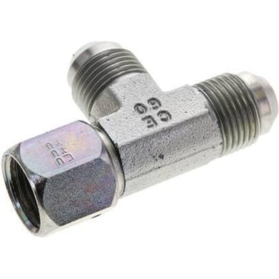 JIC T-koppeling UNF 3/4''-16 Binnendraad x Buitendraad Staal 350 bar (4917.5psi)