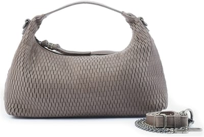 FREDsBRUDER Leren handtas schoudertas Soft Cut Handbag Muddy Khaki Brown bruine