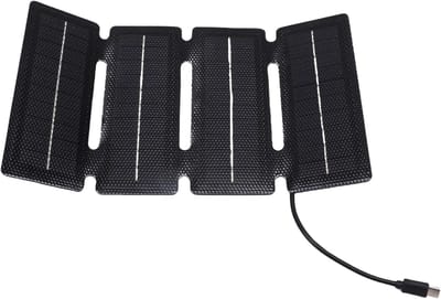 Zonnepaneel - Opvouwbaar Paneel - Buiten Stroom - Ultradun Lichtgewicht - 20W - Zwart