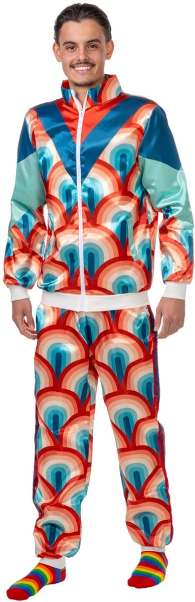 Fout trainingspak - Retro - Foute party kleding - 80s kostuum - Dames - Heren - Maat XS/S
