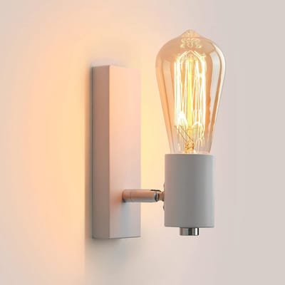 Moderne Draaibare Wandlamp Slaapkamer of Woonkamer - E27 Fitting - Metaal