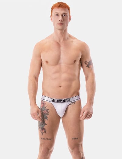 Barcode Berlin Brief Tjure White - MAAT S - Heren Ondergoed - Slip voor Man - Mannen Brief