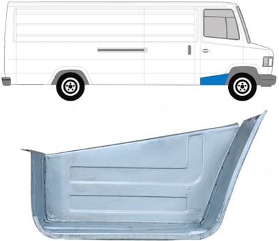 Reparatie voorste trap voor Mercedes T2 1986-1996 / Rechts