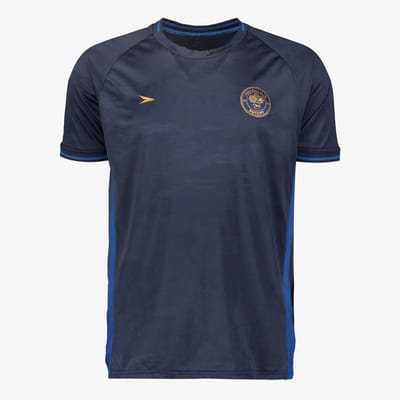 Dutchy Dry heren voetbal T-shirt blauw - Maat S