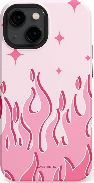 Casetastic Hoesje Geschikt voor Apple iPhone 13 Mini Magsafe - Stijlvolle Beschermende Duo-layer Case - Twinkelvuur