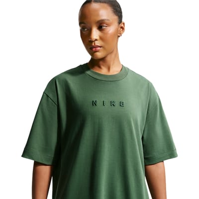 Nike Sportswear T-shirts Dames - Groen - Maat 42 - Katoen Jersey