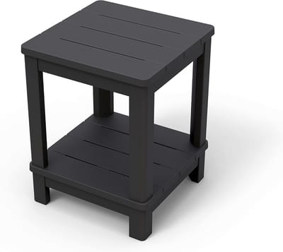 Deluxe tafel met dubbele plank - 40,5 x 40,5 x 52 cm