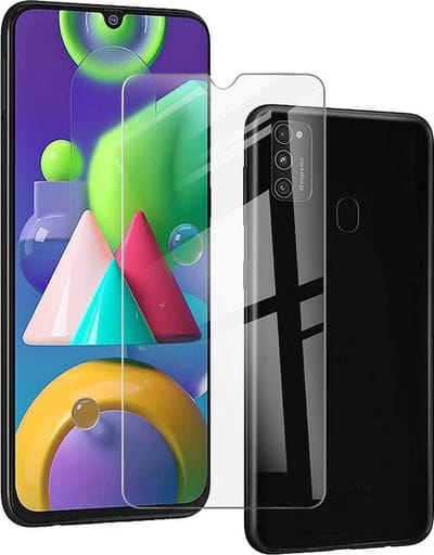 HB Glas Geschikt voor Samsung Galaxy M31 Screenprotector Glas Gehard Tempered Glass
