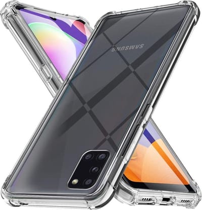Shock proof Hoesje Geschikt voor: Samsung Galaxy A31 - Anti -Shock Silicone - Transparant
