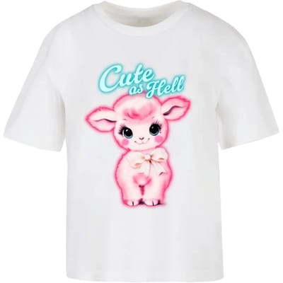 Dames-T-shirt Miss Tee Cute As Hell