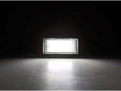 LED Nummerplaatverlichting Set - Kentekenplaatverlichting - Auto Verlichting - Canbus Storingsvrij - 12 Volt - Zwart