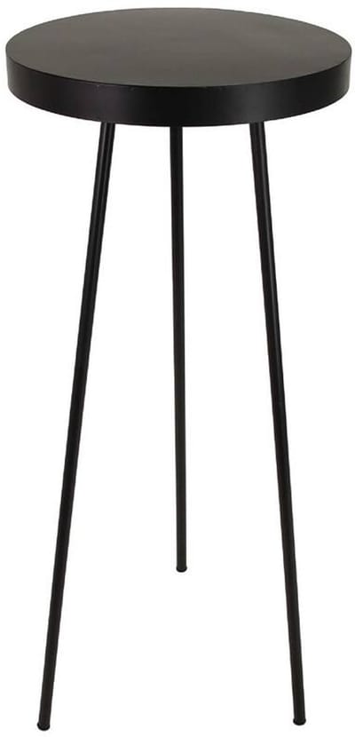 Tafel Rond - Zwart Metaal - Ø42,5 x ↑ 98 cm