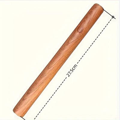 Premium Massief Houten Deegroller - Perfect voor Pizza, Dumplings & Deeg - Ideale Thanksgiving Keukengadget, Handgemaakt, Bakgereedschap