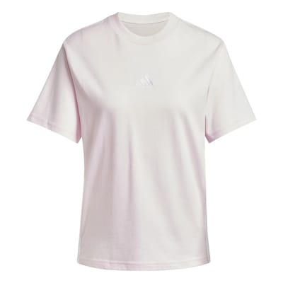 Adidas Sportswear Essentials 3-Stripes Katoenen T-Shirt - Dames - Roze