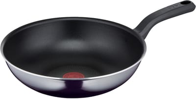 Wokpan - Roerbakpan - Snel Koken - Titanium Antiaanbaklaag - 28 cm - Zwart