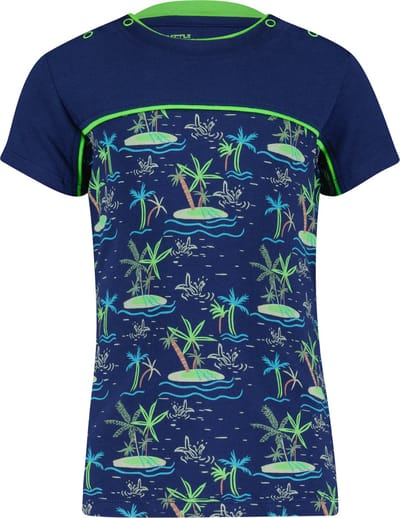4PRESIDENT T-shirt jongens - Wave AOP - Maat 80
