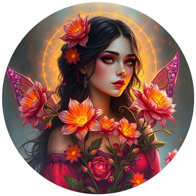 Mysterious Beauty Puzzel Rond 501 stukjes