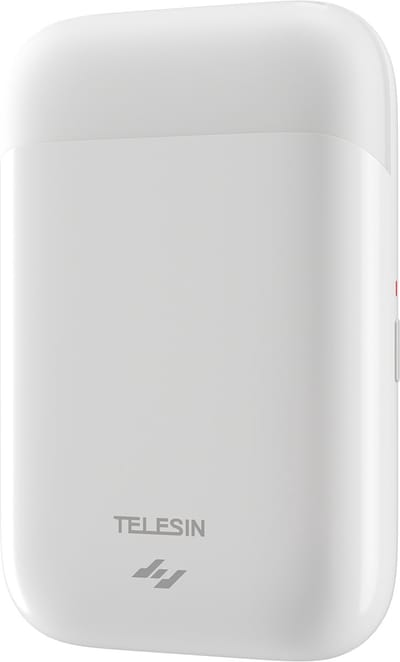 Telesin Portable Printer Kit Mini Fotoprinter - Augmented Reality (AR) Foto's - Printen Zonder Inkt met ZINK Technologie - 2x3 Inch Stickerprinter - Draadloos via Bluetooth
