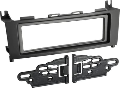 1-DIN Paneel geschikt voor Mercedes Benz GLK-Klasse (X204) 2008-2012 Kleur: Zwart (METRA)