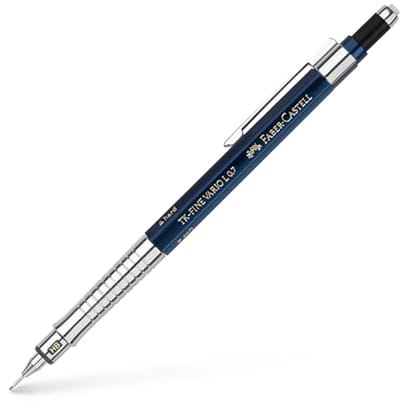Vulpotlood TK-Fine Vario L 0,7 mm - Indigo - Soft/Hard Mechanisme voor Nauwkeurig Schrijven en Tekenen