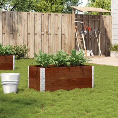 vidaXL - Plantenbak - 100x50 - cm - massief - grenenhout - bruin