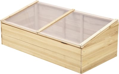 Outsunny - Kweekkas - voor balkon - 100L x 50B x 35/26H cm - Bruin