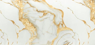 DMS Serie - Decoratief Zelfklevend Paneel - Biało-Złoty Marmer - 280x60 cm - Waterdicht