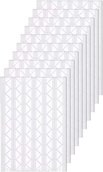 Zelfklevende Transparante Fotohoeken voor Fotoalbums en Creatieve Projecten - 1530 Stuks, Ideaal voor Scrapbooking en Fotopresentaties